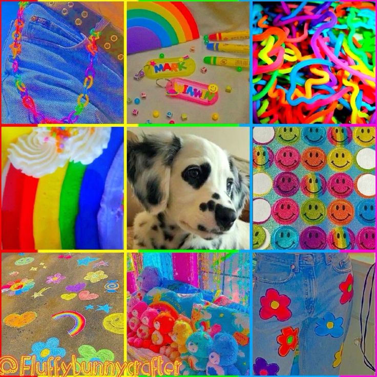 F2U Rainbow core moodboard